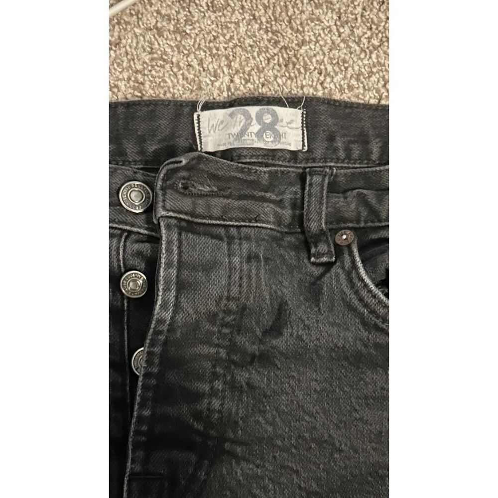 We The Free Black Distressed Jeans